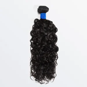 SH 14-30 Inch Water Wave Brazilian Virgin Hair Bundles #1B