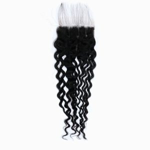 SH 12-20 Inch 5"x5" Transparent Lace Closure Water Wave #1B