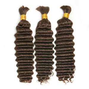 SH #4 Deep Wave Hair Bulk Hair for Braiding